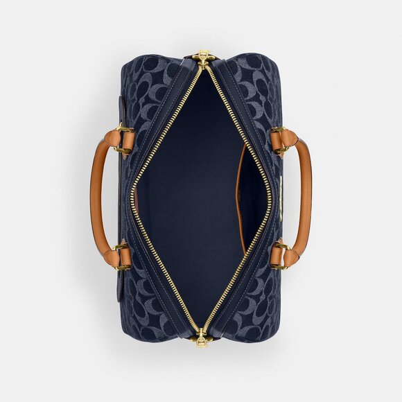 Rowan Large Satchel Bag In Signature Canvas - Picture 5 of 5